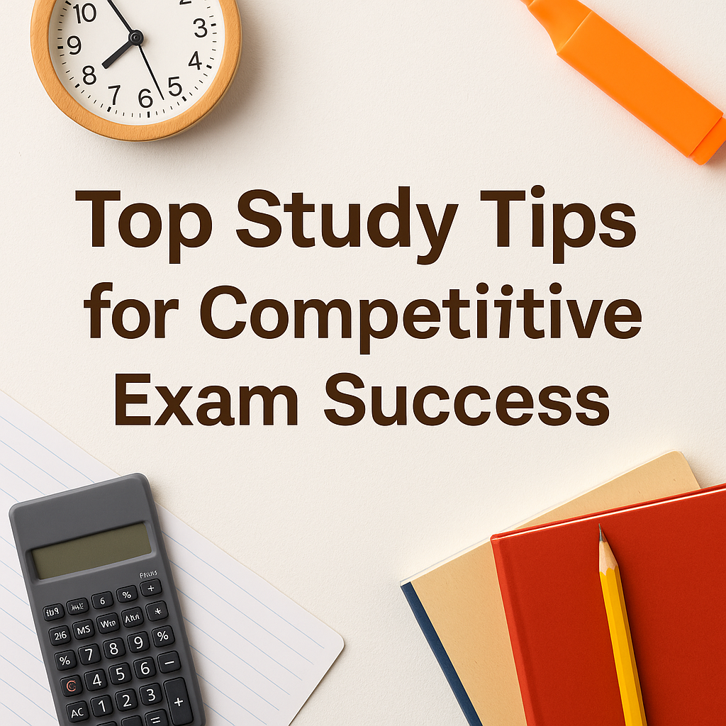 Top Study Tips for Competitive Exam Success