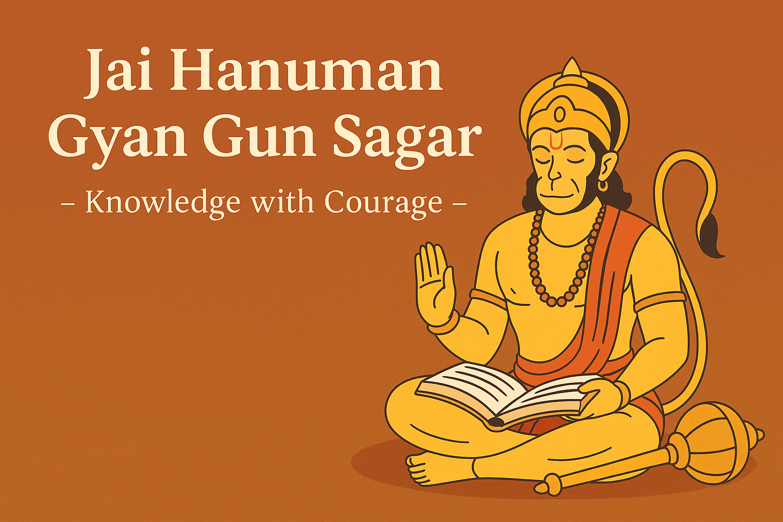 Jai Hanuman Gyan Gun Sagar – Knowledge with Courage